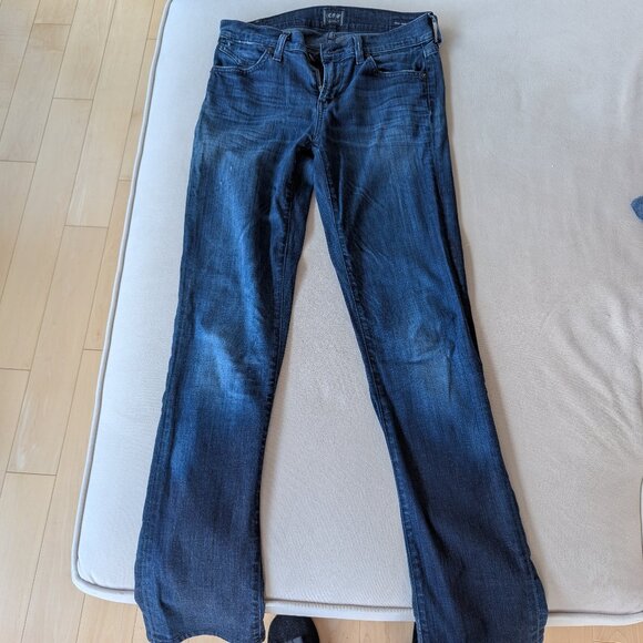 Citizens of Humanity Elson Medium Rise Straight Leg Jeans - Picture 1 of 3